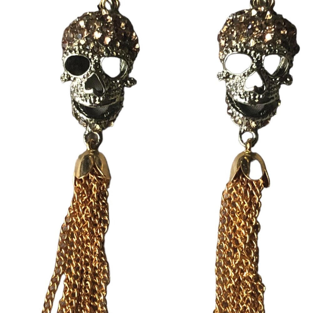 Skulls Swarovski Crystal Earrings
